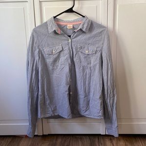 Mossimo striped button down shirt. size Medium